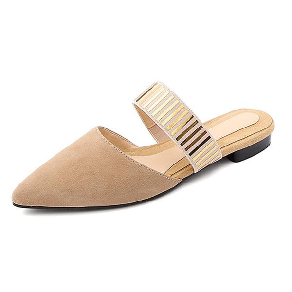 vintage women mules suede leather low heels slippers for brand office lady basic shoes woman size 41 42 43, Black
vintage women mules suede leather low heels slippers for brand office lady basic shoes woman size 41 42 43, Black