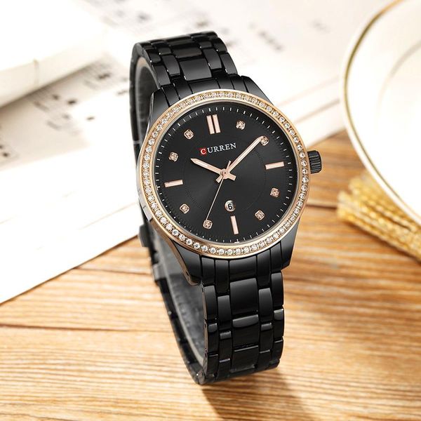 wristwatches curren saat clock watch women fashion dress ladies wristwatch full steel waterproof black relogio feminino, Slivery;brown
wristwatches curren saat clock watch women fashion dress ladies wristwatch full steel waterproof black relogio feminino, Slivery;brown