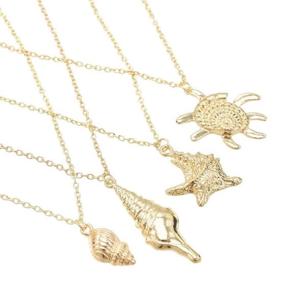 styles girl simple gold metal chain conch sea shell pendant necklaces for women bohemian summer beach party statement jewelry, Silver
styles girl simple gold metal chain conch sea shell pendant necklaces for women bohemian summer beach party statement jewelry, Silver