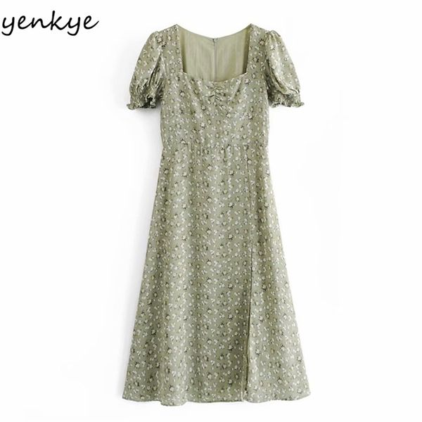 summer women vintage floral print chiffon dress female short sleeve slits a-line midi clothes prairie chic vestido 210514, Black;gray
summer women vintage floral print chiffon dress female short sleeve slits a-line midi clothes prairie chic vestido 210514, Black;gray