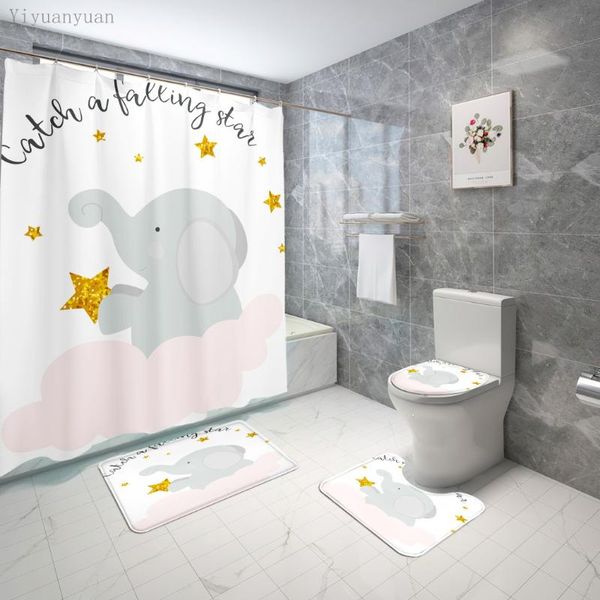 shower curtains 4-pieces cartoon animals waterproof curtain bathroom non-slip rug set bath carpets toilet seat cover floor mat 4 in 1
shower curtains 4-pieces cartoon animals waterproof curtain bathroom non-slip rug set bath carpets toilet seat cover floor mat 4 in 1