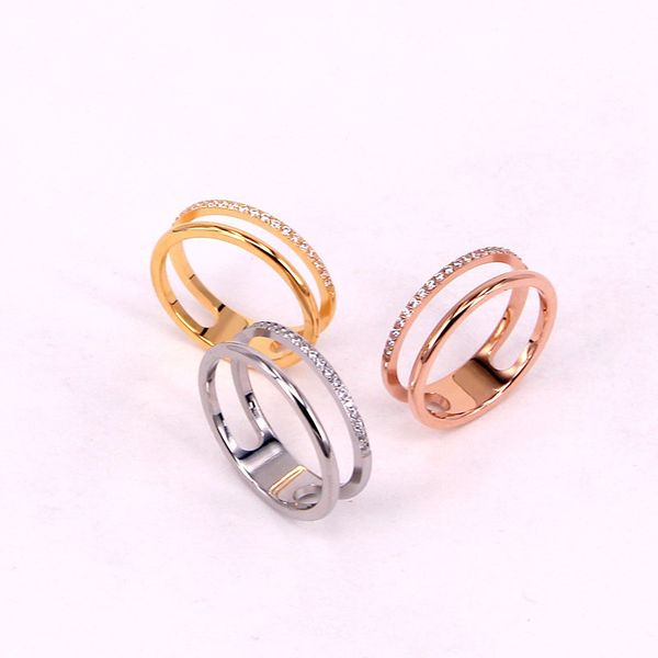 j4-102 hollow double layer 21 micro diamond lovers korean fashion titanium steel plated rose gold index finger ring, Silver
j4-102 hollow double layer 21 micro diamond lovers korean fashion titanium steel plated rose gold index finger ring, Silver