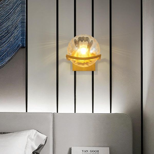 wall lamp black spherical is suitable for indoor aisle bedroom bedside living room decoration lighting
wall lamp black spherical is suitable for indoor aisle bedroom bedside living room decoration lighting