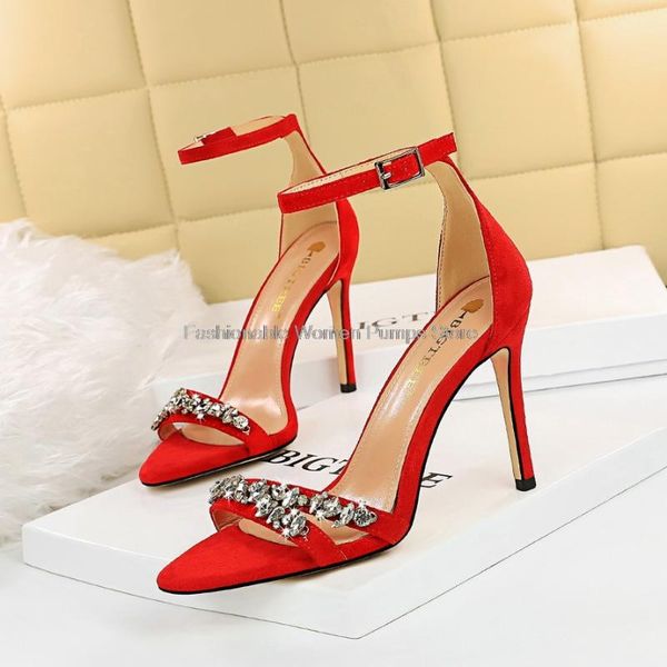 dress shoes bigtree women sandals crystal party elegant flock open toe hollow thin high heels .5cm silettos ladies wedding shoe, Black
dress shoes bigtree women sandals crystal party elegant flock open toe hollow thin high heels .5cm silettos ladies wedding shoe, Black