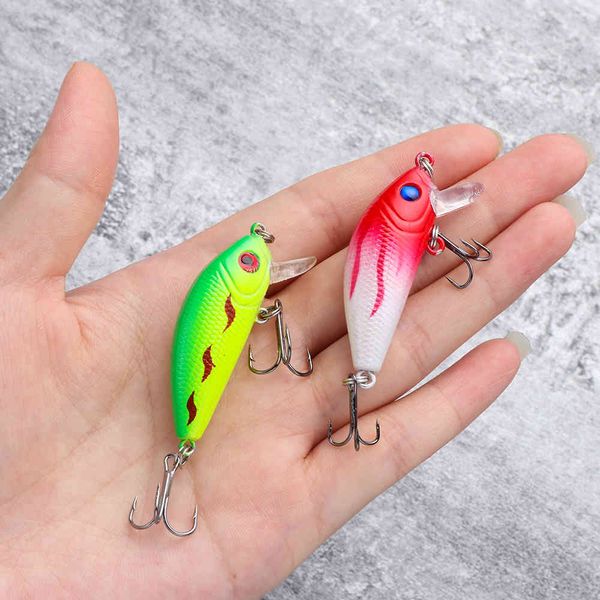 4.2g fishing lure 3d eyes striped bionic bait double hook ater hard floating swing crankbait carp tackle
4.2g fishing lure 3d eyes striped bionic bait double hook ater hard floating swing crankbait carp tackle