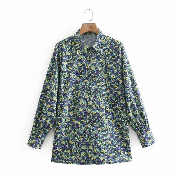 women's blouses & shirts fashion floral print blouse spring vintage turn down collar casual street wear female nx2133, White
women's blouses & shirts fashion floral print blouse spring vintage turn down collar casual street wear female nx2133, White