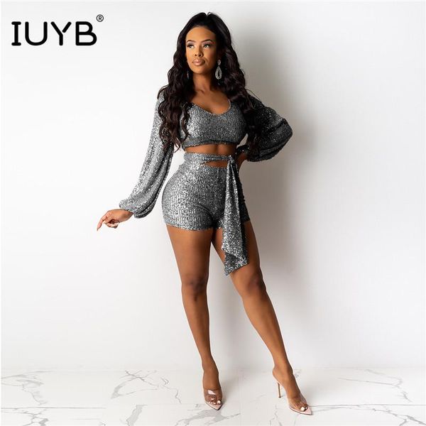 two piece dress iuyb spring 2021 night shinny tracksuit for women v-neck vintage 2 set long sleeve crop pieces tracksuits, White
two piece dress iuyb spring 2021 night shinny tracksuit for women v-neck vintage 2 set long sleeve crop pieces tracksuits, White
