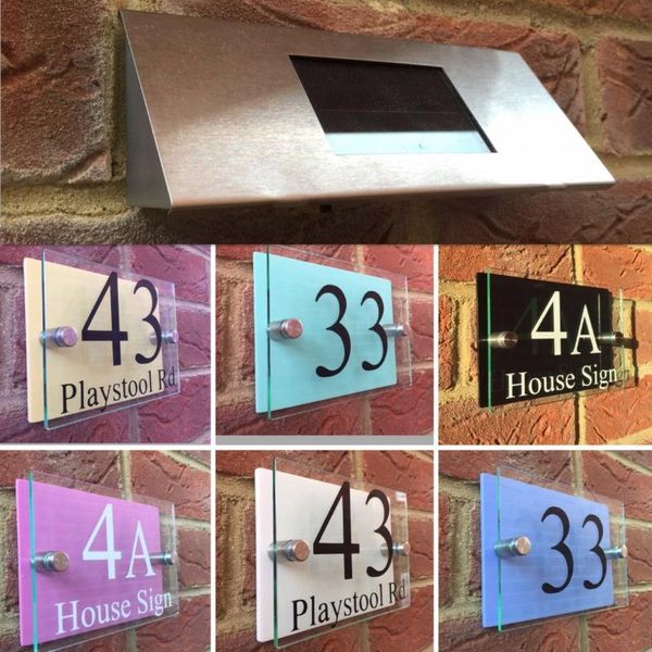 other door hardware customize modern house sign plaque number street glass colour effect solar light
other door hardware customize modern house sign plaque number street glass colour effect solar light