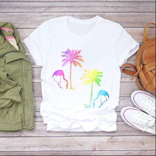 women womens cute cartoon printing vacation flamingo beach summer shirt ladies t shirts graphic female tee, White
women womens cute cartoon printing vacation flamingo beach summer shirt ladies t shirts graphic female tee, White