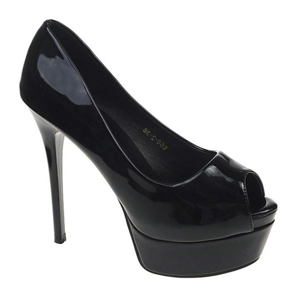 dress shoes fish mouth ladies stiletto single women women's spring and autumn open toe fashion, Black
dress shoes fish mouth ladies stiletto single women women's spring and autumn open toe fashion, Black