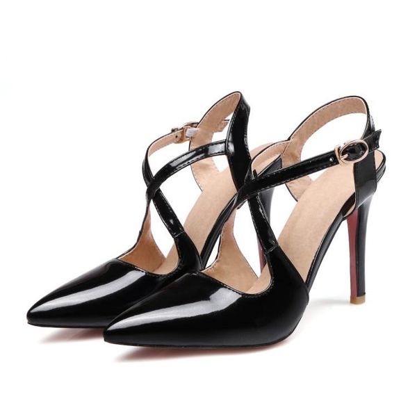 oversized pointed cross strap sandals high heels women shoes woman summer ladies, Black
oversized pointed cross strap sandals high heels women shoes woman summer ladies, Black