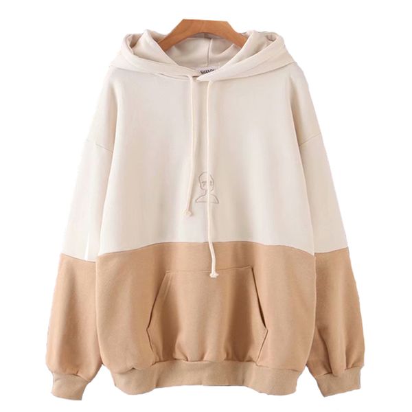 paris girl autumn korean style green hooded female embroidery loose sweatshirt student patchwork hoodies women 210524, Black
paris girl autumn korean style green hooded female embroidery loose sweatshirt student patchwork hoodies women 210524, Black