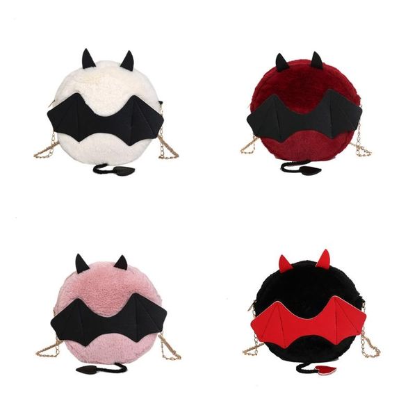 storage bags halloween funny little bag bat personality cute small round velvet chain messenger gift for kids
storage bags halloween funny little bag bat personality cute small round velvet chain messenger gift for kids