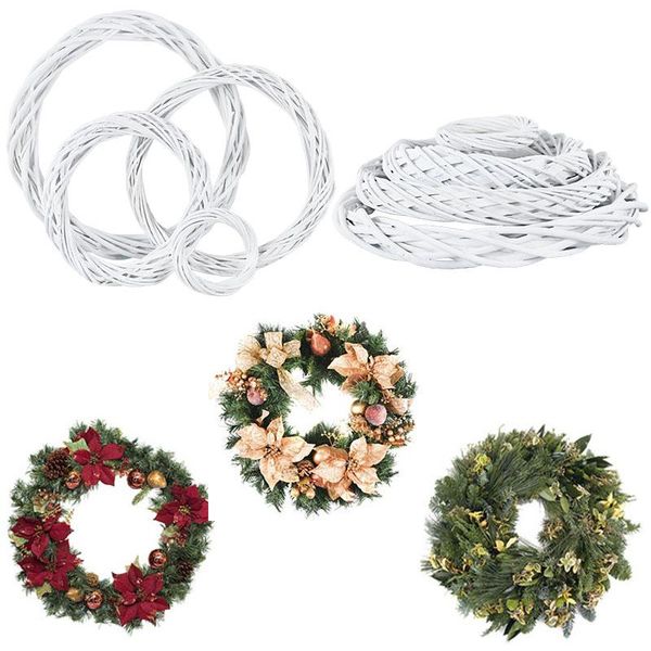 decorative flowers & wreaths 10/20/25/30cm rattan ring white wreath garland hanging vine diy dried flower frame for christmas wedding home d
decorative flowers & wreaths 10/20/25/30cm rattan ring white wreath garland hanging vine diy dried flower frame for christmas wedding home d