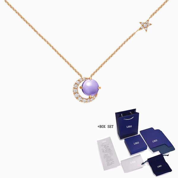 chains fashion swa wishing star necklace rose gold clear and round amethyst stars decorate crystal women romantic gifts, Silver
chains fashion swa wishing star necklace rose gold clear and round amethyst stars decorate crystal women romantic gifts, Silver