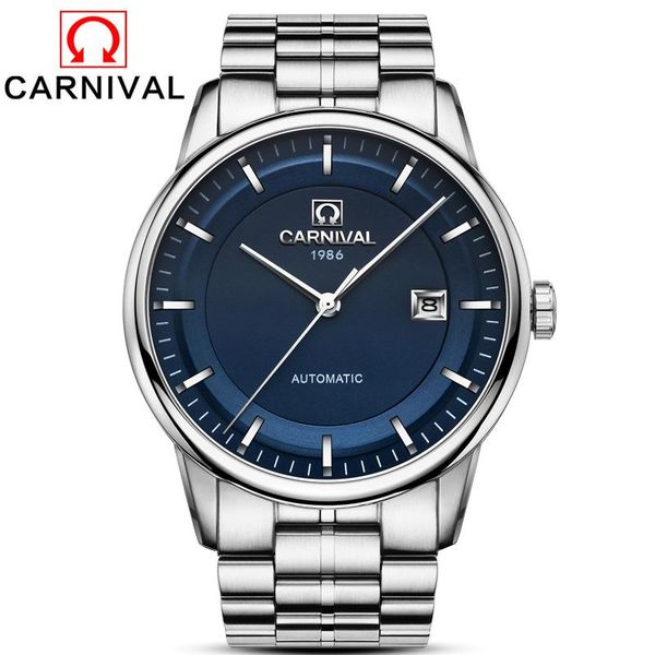 wristwatches reloj hombre carnival automatic army watch men waterproof fashion mechanical clock relogio masculino, Slivery;brown
wristwatches reloj hombre carnival automatic army watch men waterproof fashion mechanical clock relogio masculino, Slivery;brown