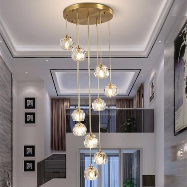 copper led pendant lamp luxury golden lustre crystal hanging light decoration for living dining room stairs indoor fixtures lamps
copper led pendant lamp luxury golden lustre crystal hanging light decoration for living dining room stairs indoor fixtures lamps