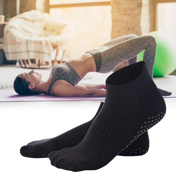 sports socks 2 pairs yoga non slip cushioned fitness dance pilates grip silicone gym women cotton breathable elasticity size, Black
sports socks 2 pairs yoga non slip cushioned fitness dance pilates grip silicone gym women cotton breathable elasticity size, Black