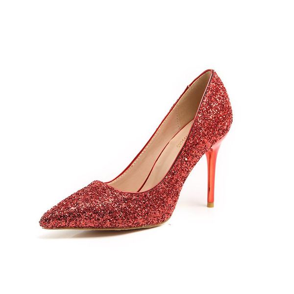 dress shoes 2021 women's high heel single shallow mouth banquet heeled wedding sequin nightclub shoe, Black
dress shoes 2021 women's high heel single shallow mouth banquet heeled wedding sequin nightclub shoe, Black