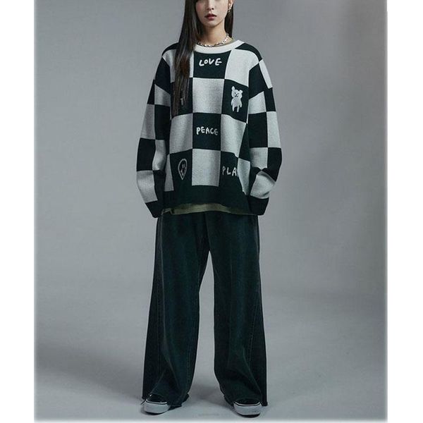 women's sweaters zadily 2021 women casual lady pullover sweater female autumn winter retro jumper geometric black knitted, White;black
women's sweaters zadily 2021 women casual lady pullover sweater female autumn winter retro jumper geometric black knitted, White;black