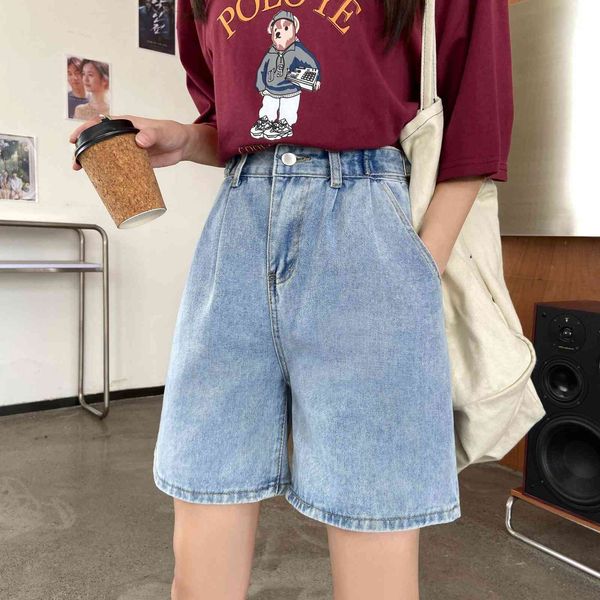 women's shorts denim summer 2021 new loose a-line show thin versatile 2020 high waist wear pants fashion, White;black
women's shorts denim summer 2021 new loose a-line show thin versatile 2020 high waist wear pants fashion, White;black