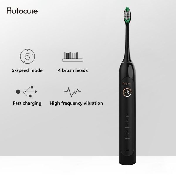 smart electric toothbrush autocure 2021 sonic timer brush 5 modes usb charger rechargeable ipx7 waterproof
smart electric toothbrush autocure 2021 sonic timer brush 5 modes usb charger rechargeable ipx7 waterproof