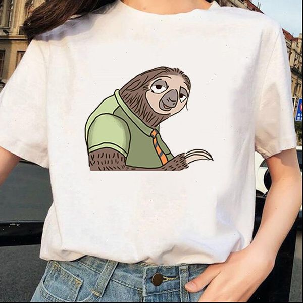women t shirt sleepy sloth print casual short sleeve o neck cute camiseta mujer woman clothing, White
women t shirt sleepy sloth print casual short sleeve o neck cute camiseta mujer woman clothing, White