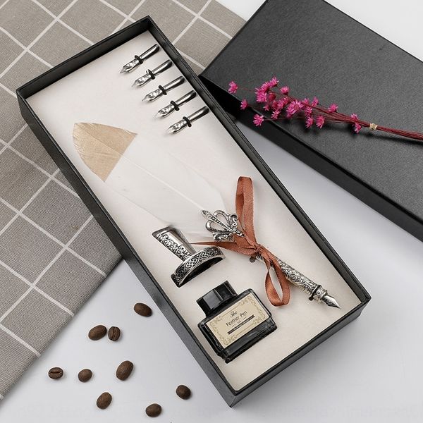 u7az feather set slant mouth insert calligraphy brushwriting fountain pens writing brushink carving set feather pen european style calligra
u7az feather set slant mouth insert calligraphy brushwriting fountain pens writing brushink carving set feather pen european style calligra