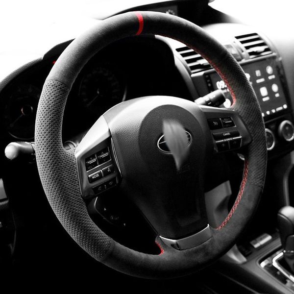 steering wheel covers diy hand-stitched black suede car cover for forester xv outback legacy brz auto accessories
steering wheel covers diy hand-stitched black suede car cover for forester xv outback legacy brz auto accessories