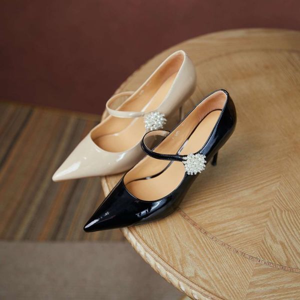 arrival patent leather pointed toe super high heels brand shoes european style mature lady women pumps l16 dress, Black
arrival patent leather pointed toe super high heels brand shoes european style mature lady women pumps l16 dress, Black