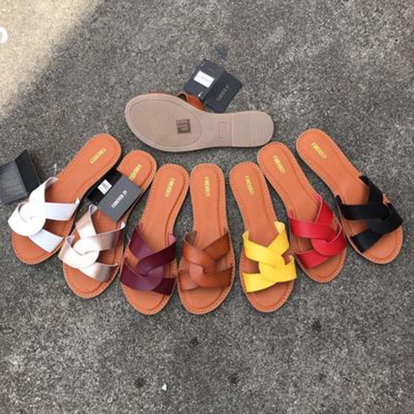 slippers summer 2021 women's sandals flat open toe outdoor beach shoes solid color comfortable plus size 41, Black
slippers summer 2021 women's sandals flat open toe outdoor beach shoes solid color comfortable plus size 41, Black