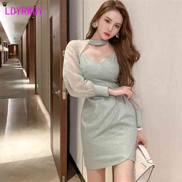 autumn women's hollow neck slim mesh dress polyester office lady sheath 210416, Black;gray
autumn women's hollow neck slim mesh dress polyester office lady sheath 210416, Black;gray