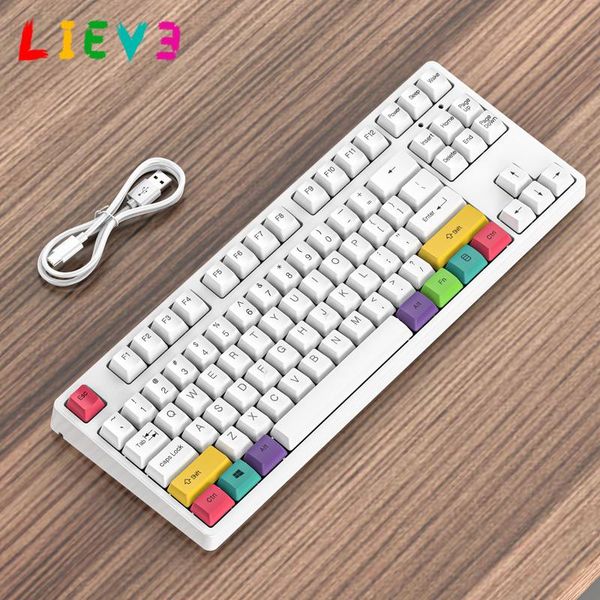 keyboards lieve gaming mechanical keyboard 87 keys game blue red brown switch color backlit wired for pro gamer lappc
keyboards lieve gaming mechanical keyboard 87 keys game blue red brown switch color backlit wired for pro gamer lappc