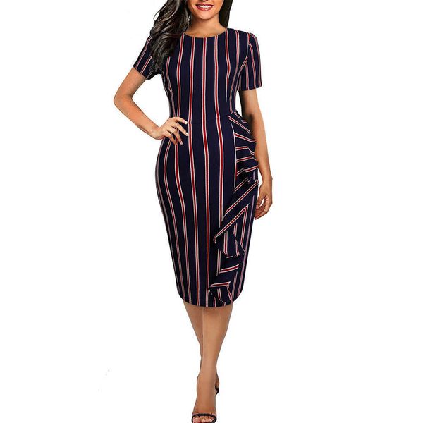 luxury party evening dress women's casual round neck short sleeve fashion stripe, Black;gray
luxury party evening dress women's casual round neck short sleeve fashion stripe, Black;gray