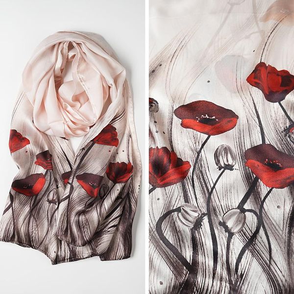 scarves women's 100% pure silk satin long big scarf shawl wrap neckerchief 175x50cm 68"x19"014-2, Blue;gray
scarves women's 100% pure silk satin long big scarf shawl wrap neckerchief 175x50cm 68"x19"014-2, Blue;gray