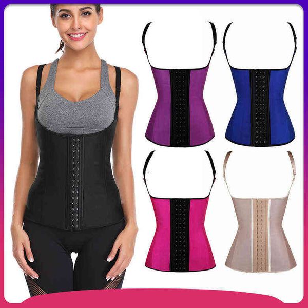 luxury women's shapers latex body shaping garment straight three layers 9 steel nylon adjustable shoulder belt abdominal girdle, Black;white
luxury women's shapers latex body shaping garment straight three layers 9 steel nylon adjustable shoulder belt abdominal girdle, Black;white