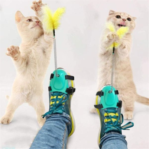 cat toy foot funny stick spring feather interactive help to increase exercise & keep fit healthy toys
cat toy foot funny stick spring feather interactive help to increase exercise & keep fit healthy toys