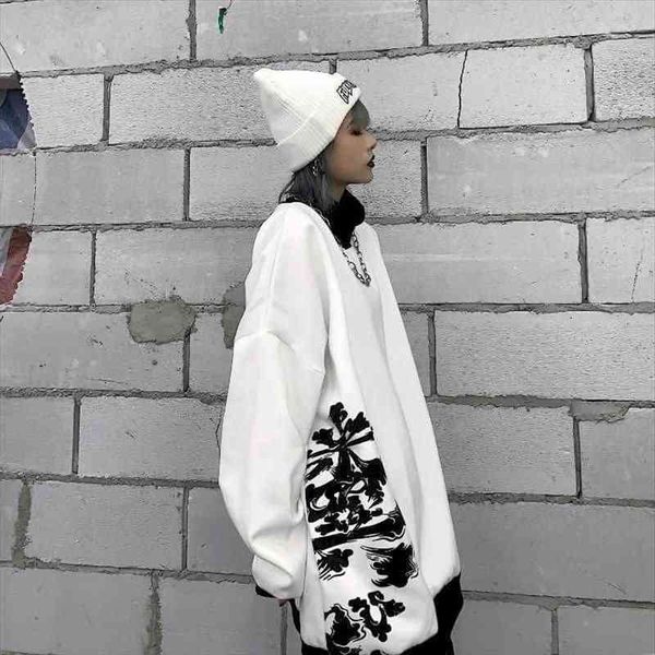 harajuku style graffiti print hoodies autumn streetwear loose high collar pullover thick sweatshirt women clothes, Black
harajuku style graffiti print hoodies autumn streetwear loose high collar pullover thick sweatshirt women clothes, Black