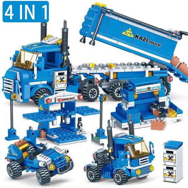 4 in 1 city blocks compatible creator Van Trucks sets car constructor building bricks petrol station kazi technique kids toys
4 in 1 city blocks compatible creator Van Trucks sets car constructor building bricks petrol station kazi technique kids toys