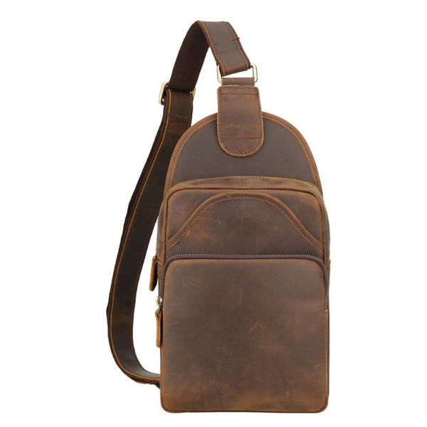 tiding thick genuine leather mens chest pack vintage sling bag daypack rucksack small shoulder messenger dark brown 5116 waist bags
tiding thick genuine leather mens chest pack vintage sling bag daypack rucksack small shoulder messenger dark brown 5116 waist bags