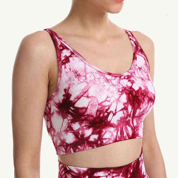 women's tanks camis tie dyed seamls suspender beautiful back vt fitns yoga suit women's sports bra, White
women's tanks camis tie dyed seamls suspender beautiful back vt fitns yoga suit women's sports bra, White