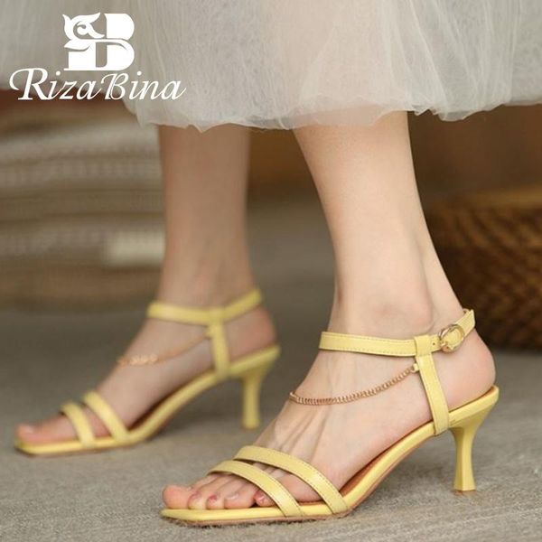 dress shoes rizabina size 33-40 high heel sandals women real leather thin summer for party wedding footwear, Black
dress shoes rizabina size 33-40 high heel sandals women real leather thin summer for party wedding footwear, Black