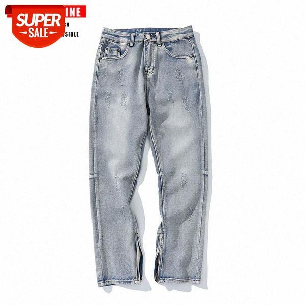 tkpa washed water to make old straight jeans light-colored slim-fitting feet zipper retro trousers men #ji1k, Blue
tkpa washed water to make old straight jeans light-colored slim-fitting feet zipper retro trousers men #ji1k, Blue