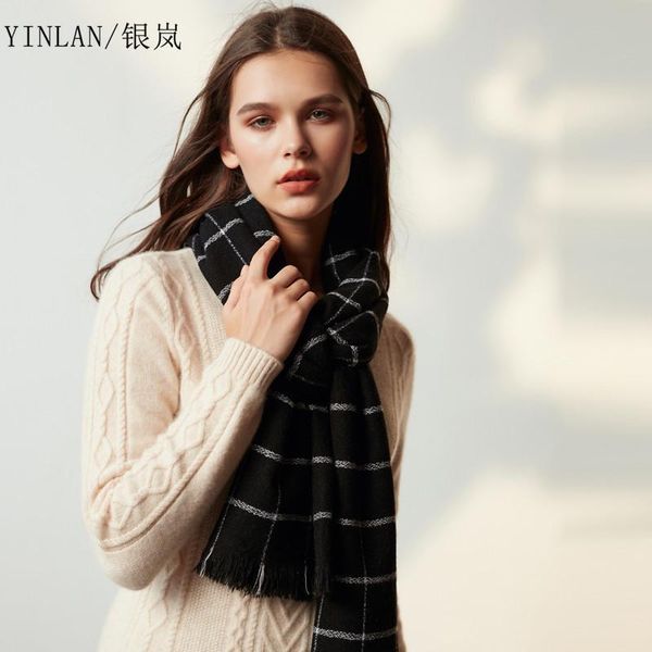 scarves british style wool scarf cashmere chequered for winter 2021,fashion long shawl dual purpose checked, Blue;gray
scarves british style wool scarf cashmere chequered for winter 2021,fashion long shawl dual purpose checked, Blue;gray