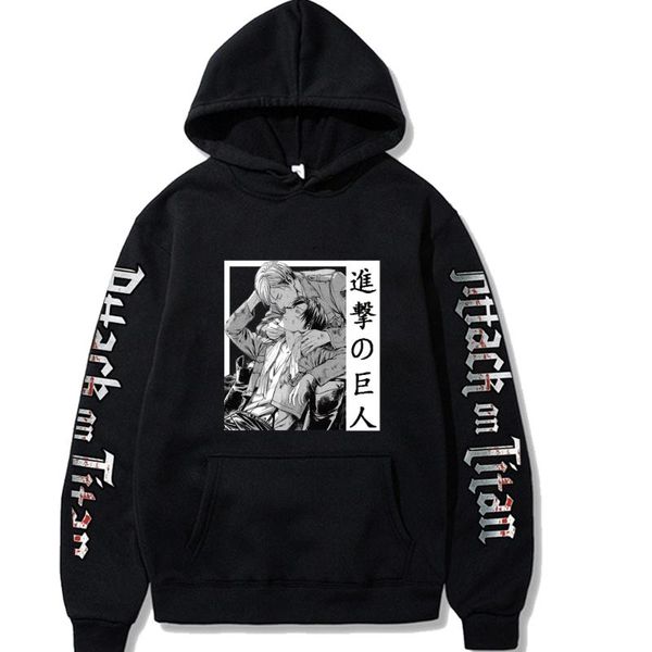 men's hoodies & sweatshirts attack on titan anime men clothes hoodie sweatshirt rivaille·ackerman manga oversized harajuku streets long, Black
men's hoodies & sweatshirts attack on titan anime men clothes hoodie sweatshirt rivaille·ackerman manga oversized harajuku streets long, Black