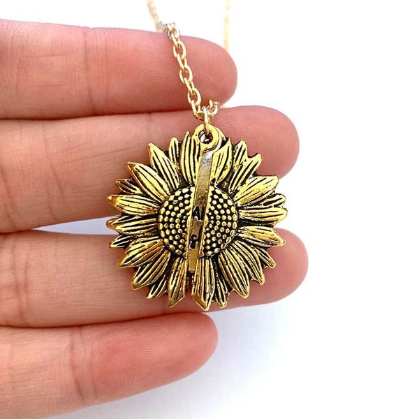 pendant necklaces charms sunflower for women you are my sunshine long link chain sun flower necklace fashion jewelry choker, Silver
pendant necklaces charms sunflower for women you are my sunshine long link chain sun flower necklace fashion jewelry choker, Silver