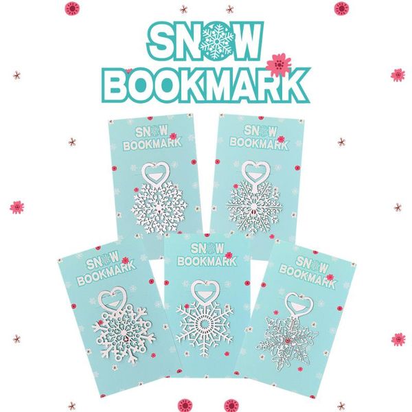 bookmark 5pcs/set lovely christmas metal snowflake pendant heart shaped book holder stationery gift
bookmark 5pcs/set lovely christmas metal snowflake pendant heart shaped book holder stationery gift