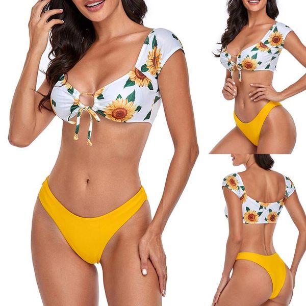 women's swimwear bikinis 2021 swimsuit floral print women brazilian bikini set bathing suit push up two-piece, White;black
women's swimwear bikinis 2021 swimsuit floral print women brazilian bikini set bathing suit push up two-piece, White;black