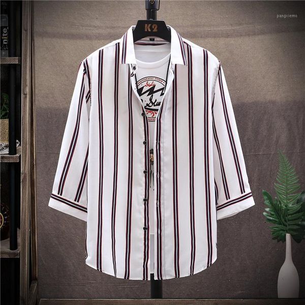 summer fashion men's business casual half sleeved shirt classic striped male social dress shirts, White;black
summer fashion men's business casual half sleeved shirt classic striped male social dress shirts, White;black