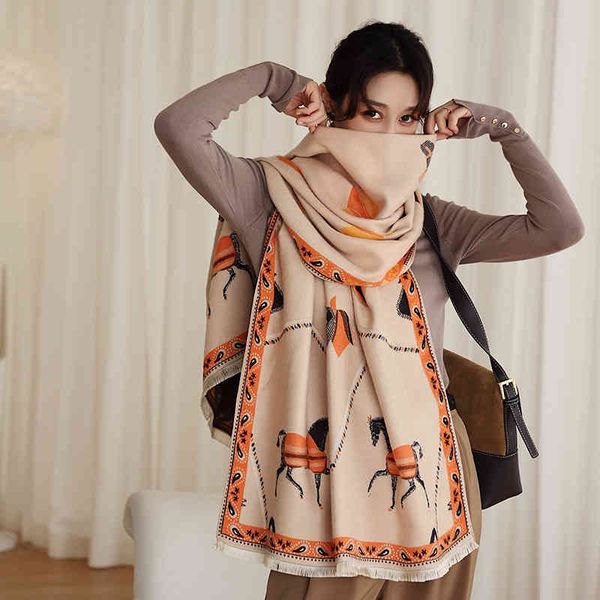 70% off design scarf new carriage autumn and winter imitation cashmere warm air conditioning large shawl student thickened double-sided bib, Blue;gray
70% off design scarf new carriage autumn and winter imitation cashmere warm air conditioning large shawl student thickened double-sided bib, Blue;gray